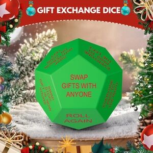 Gift Exchange 3” Dice Game Ball - Fun Christmas Gift Exchange Game